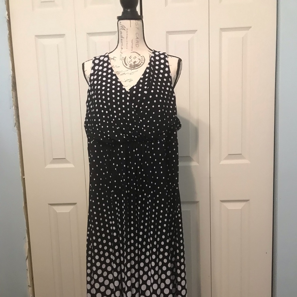 Lane Bryant polka dot ombré dress 22/24